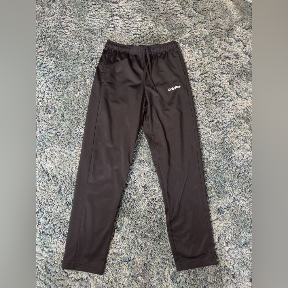 Rare Adidas Essentials Basics Medium Black Track Pants
